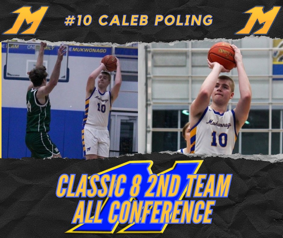 MukBasketball's tweet photo. Congratulations to @CalebPoling11 on earning 2nd team All Classic 8 Conference. https://t.co/PBbuxxRopY