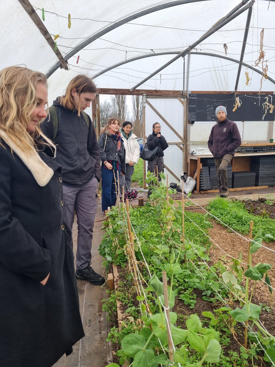 Fantastic day with @sarainchiseldon taking our Environmental Management students to Grow Wilder (@avonwt) - so brilliant to hear about the wonderful work they are doing with food, communities and nature 🌿