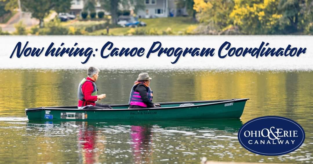 We're seeking a Summit Lake Canoe Program Coordinator for our summer guided canoe trips. This part-time position requires good organization and communication skills, as well as the ability to work with both adults and youth. More info: ohioeriecanal.org/employment