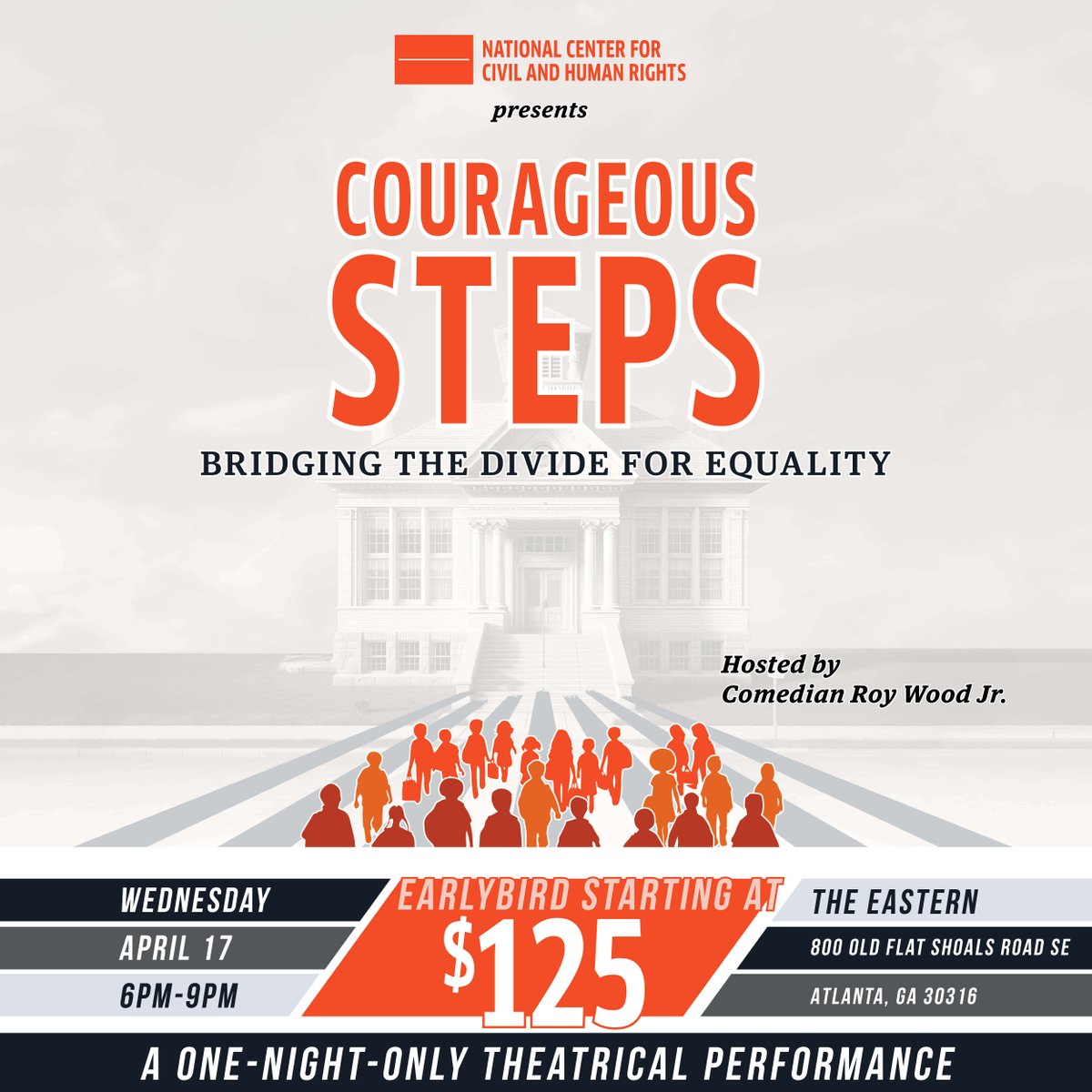 Early Bird tickets are available until March 15! Support The Center’s operations and community programming during its 10th anniversary. Get your tickets today! ow.ly/FyQ850QJHMf #FeelThePower #CourageousSteps