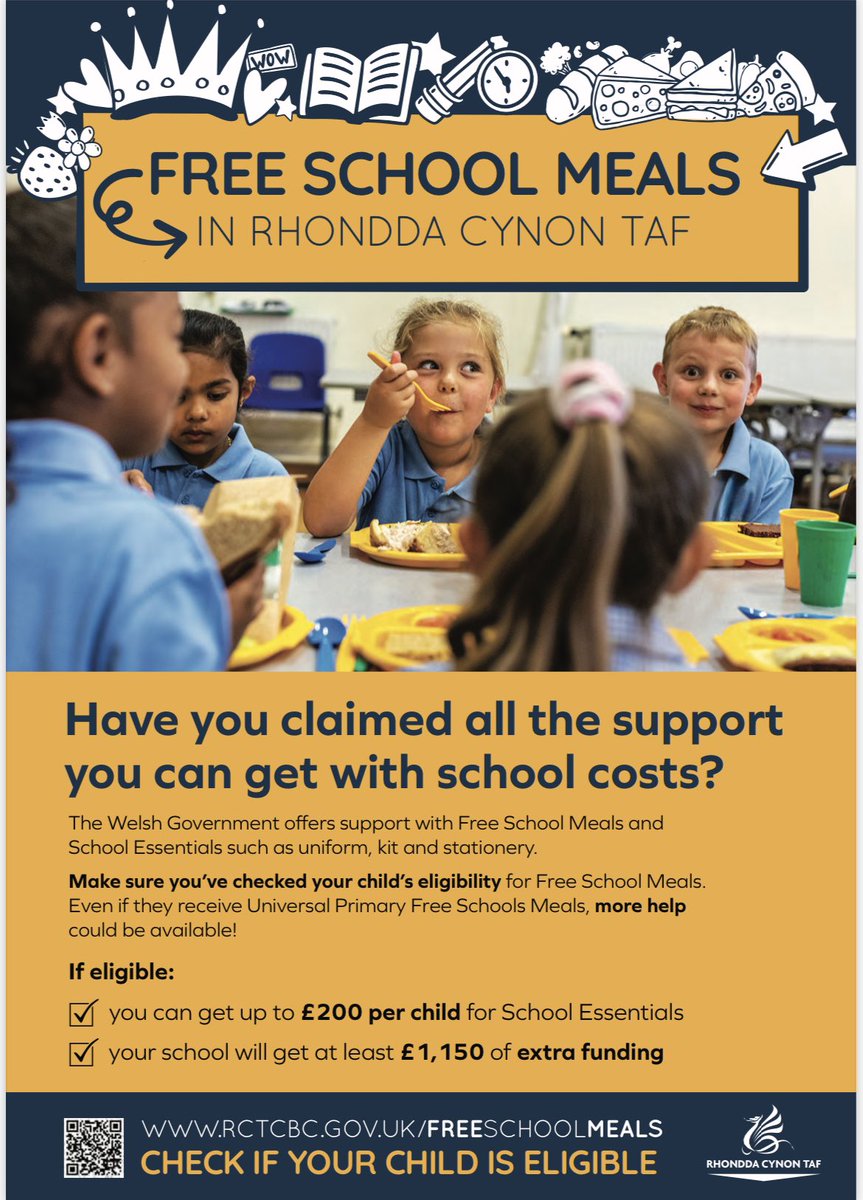 Calling all parents and carers!

Check your eligibility for Free School Meals via the website outlined below or by scanning the QR code displayed on the poster. 

Make sure you do check as you may be entitled to additional benefits.