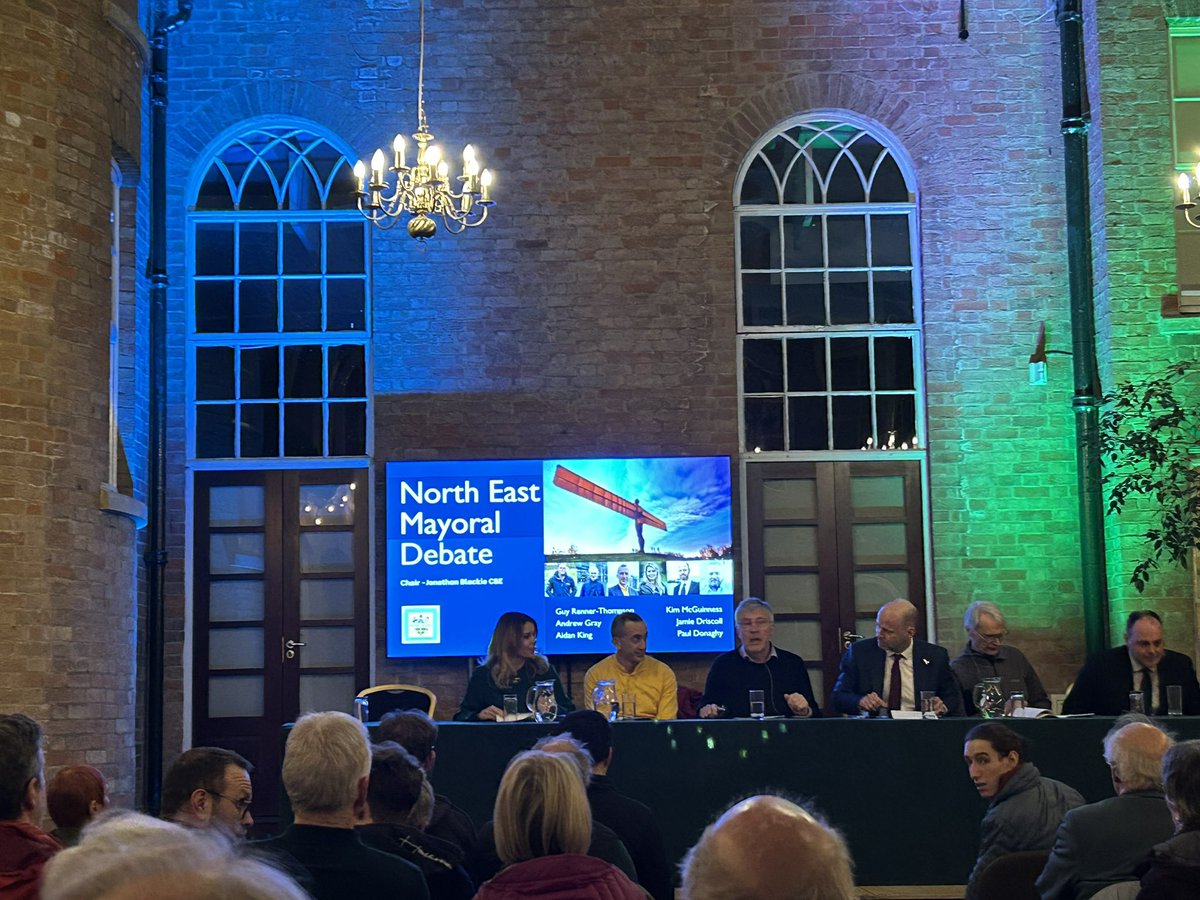 Beautiful @StChadsDurham hosting the first North East Mayoral Debate expertly chaired by @jblackie1