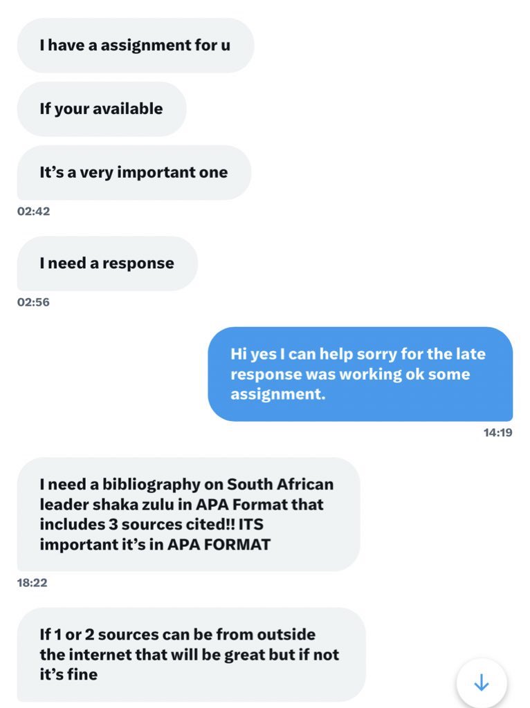 jon4homework's tweet image. DM or send us your prompts for help with your #assignments #homeworks #essays #projects
#Onlineclass
#Essay pay
#Homework due
#Essay due
#discussion help
#essay help.
#Research paper
#Psychology Paper
English
#Paycanvas
#dissertation due