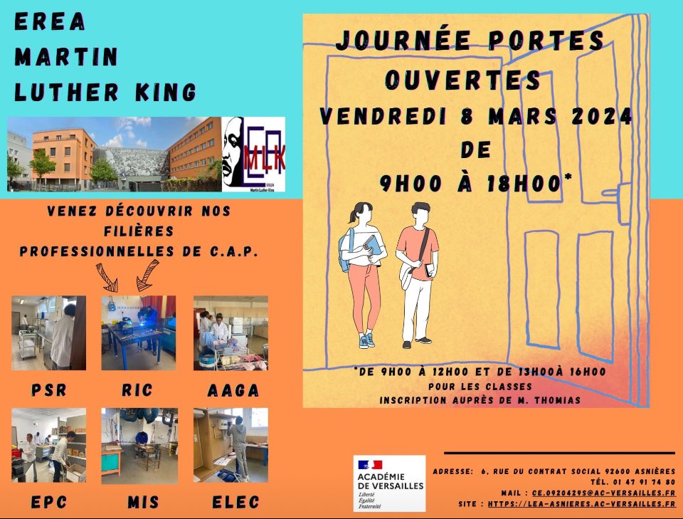 EREA Martin Luther King, Académie de Versailles tweet media