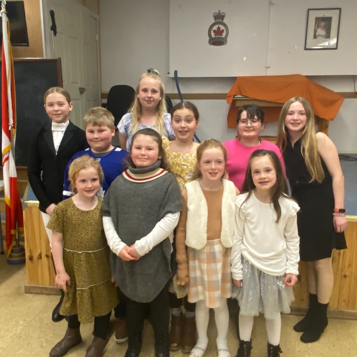 Congratulations to all of our students who went to the Deseronto Legion for Public Speaking.