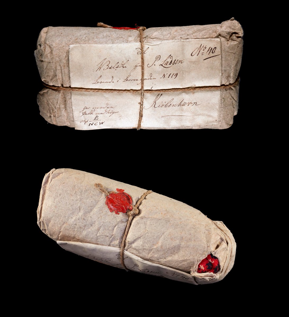 In 1807, the ship Anne Marie was captured by the British Navy while sailing from the Faroe Islands to Denmark. Five packages and two hundred letters were confiscated from the ship and survived, still sealed, in the Prize Papers. What’s inside? Read below to find out. /1