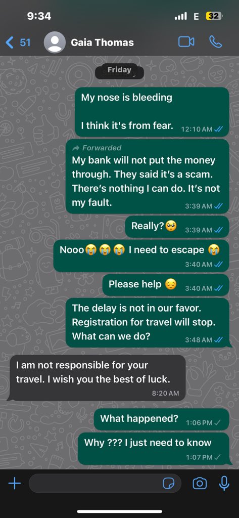 Mai_Gazan's tweet photo. I want to explain to you.

She told me that she wanted to transfer money from her personal account, so I sent her a safe way so as not to be at risk by sending the amount. She transferred the amount through the commercial bank account and sent me a picture of the transfer, but in a few moments later she deleted it and said that this is a fraud.

She didn't send me any money and I don't have any money, she's lying and everyone who defends her is a liar too!

After that, I contacted her through Messenger and told her to transfer my money to me through Western, but she closed all her accounts and closed my donation link without any clarification!
