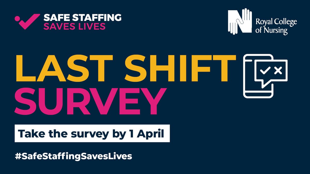 Today we’ve launched a survey asking you to tell us about staffing levels on your last shift. We want to hear from ALL members of the nursing profession so that we can gather evidence to continue to campaign for change. Share your experience: bit.ly/48GNFXM