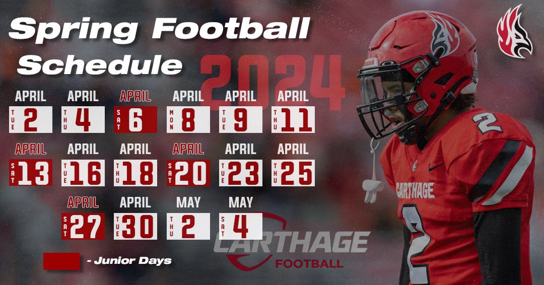 Spring Ball schedule! Come see what it’s like to be a Firebird! 🔥 #FuelTheFlame #FIRE