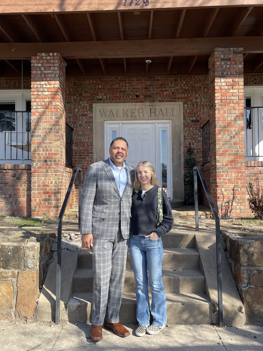 We are thrilled to show honorary Carnivale co-chair, Claire Reaves, around Walker Hall, our transitional housing for youth in Tulsa, and we appreciate her accepting this role. There is still time to become a sponsor and help us help Oklahomans in need! ow.ly/pgXZ50QKPTh