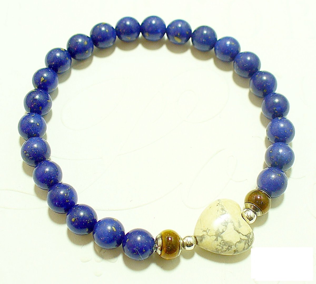 Lapis Stretch Bracelet, 5th Chakra Bracelet, Meditation Bracelet, Yoga Bracelet, B2019-09 tuppu.net/72a47689 #chakrabracelets #OneSizeFitsMost