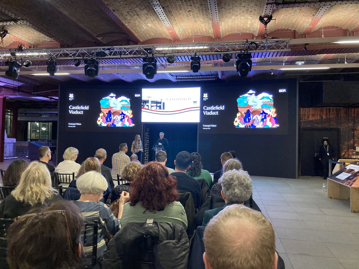 jamesm_bdp's tweet image. Great presentation this evening by @darrellwilson73 and @JennyFerguson21 of our ‘vision’ for the @NTCastleDuct at the @OurCastlefield late winter meeting. @bdp_com @smiling_wolf @DecoPublique @MottMacDonald @NT_TheNorth