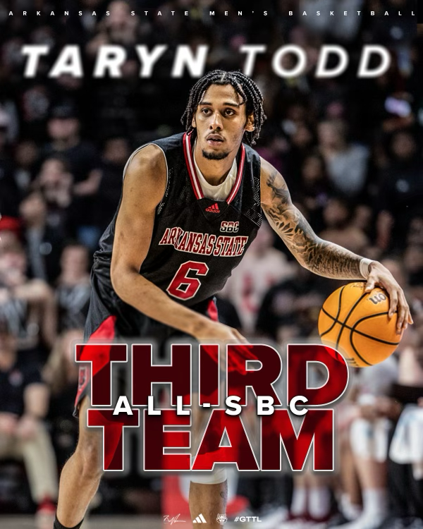 𝐓𝐡𝐢𝐫𝐝 𝐓𝐞𝐚𝐦 𝐀𝐥𝐥-𝐒𝐁𝐂: Taryn Todd ➖ Averages a team-best 12.7 points (13.2 in SBC play) ➖ Tied for the team-lead w/ 20 double-digit scoring performances ➖ Has scored 10-plus in 13 of the last 15 games #GTTL x #WolvesUp