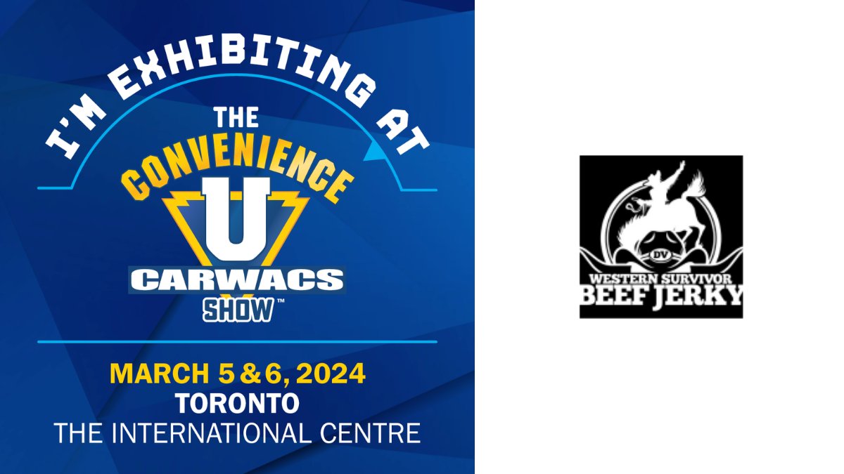 #ConvenienceUCARWACS2024 proudly welcomes Western Survivor Jerky as a show exhibitor. Come meet the team live and in person March 5 &amp; 6, 2024 at The International Centre! westernsurvivor.ca