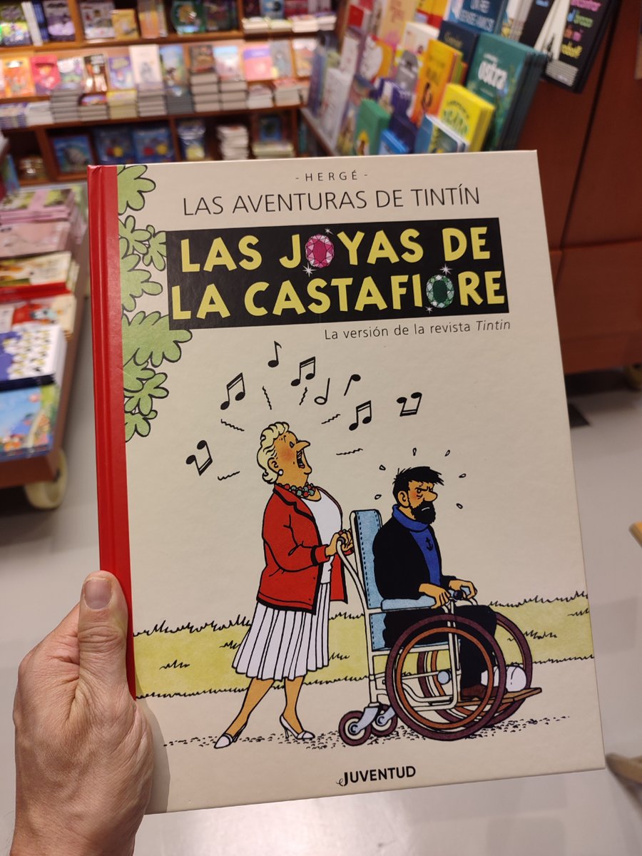 laietana's tweet photo. ❓#Sabieuque 'Les joies de la Castafiore' va ser publicat per entregues a la revista #Tintín entre 1961 i 1962 abans d'esdevenir el 21è àlbum el 1963?💎
💡Veniu a #LaiePauClaris!
😉Tenim l'edició especial d'@EdJuventud a partir d'aquests primers originals 📖
#LaieLlibreriaCafè https://t.co/D0HOSNIi3M