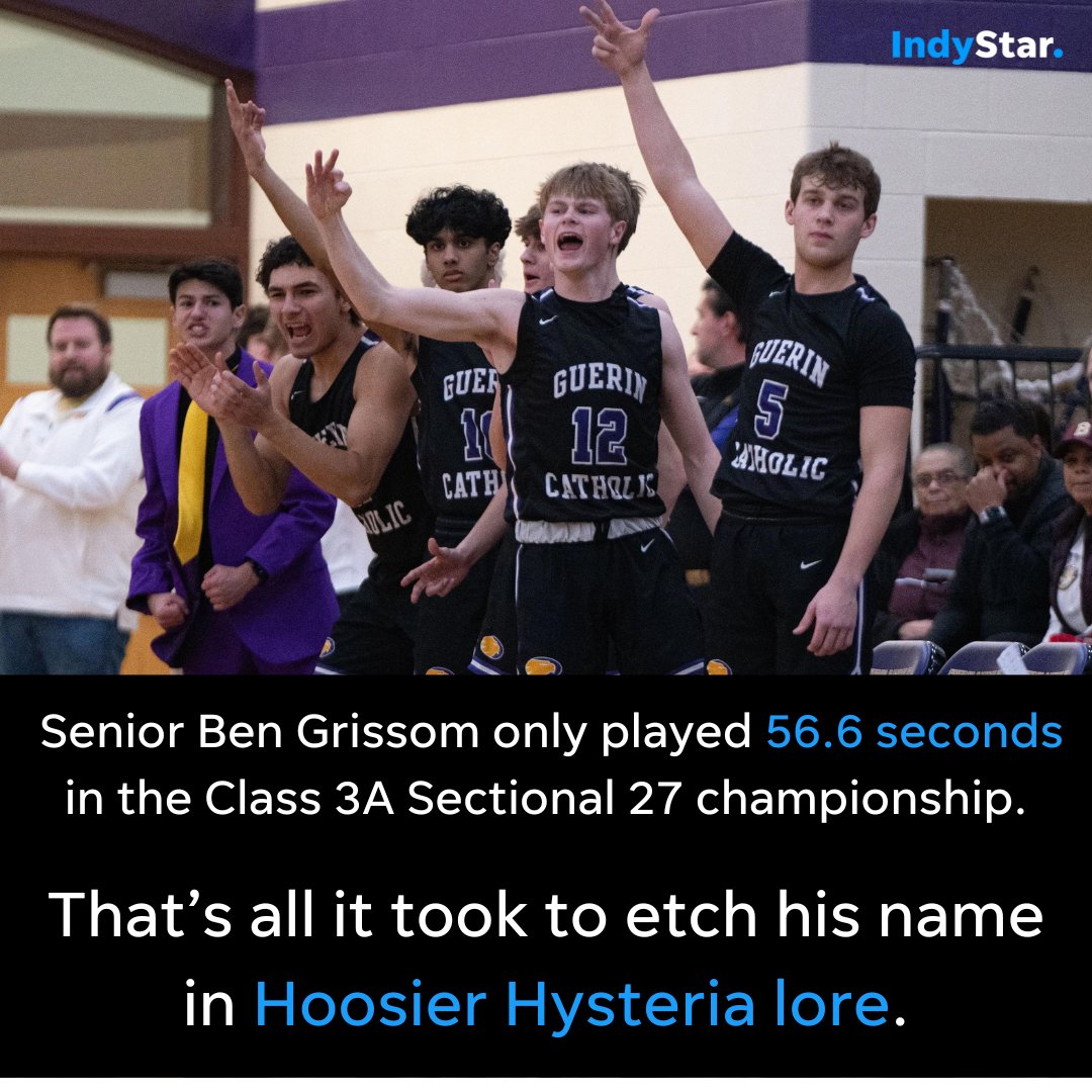 He hadn't played all game. Then made a play we won't forget.

Read about his heroics and an epic instant classic: bit.ly/3P6oQ0s

Photo by Jacob Musselman/ For IndyStar