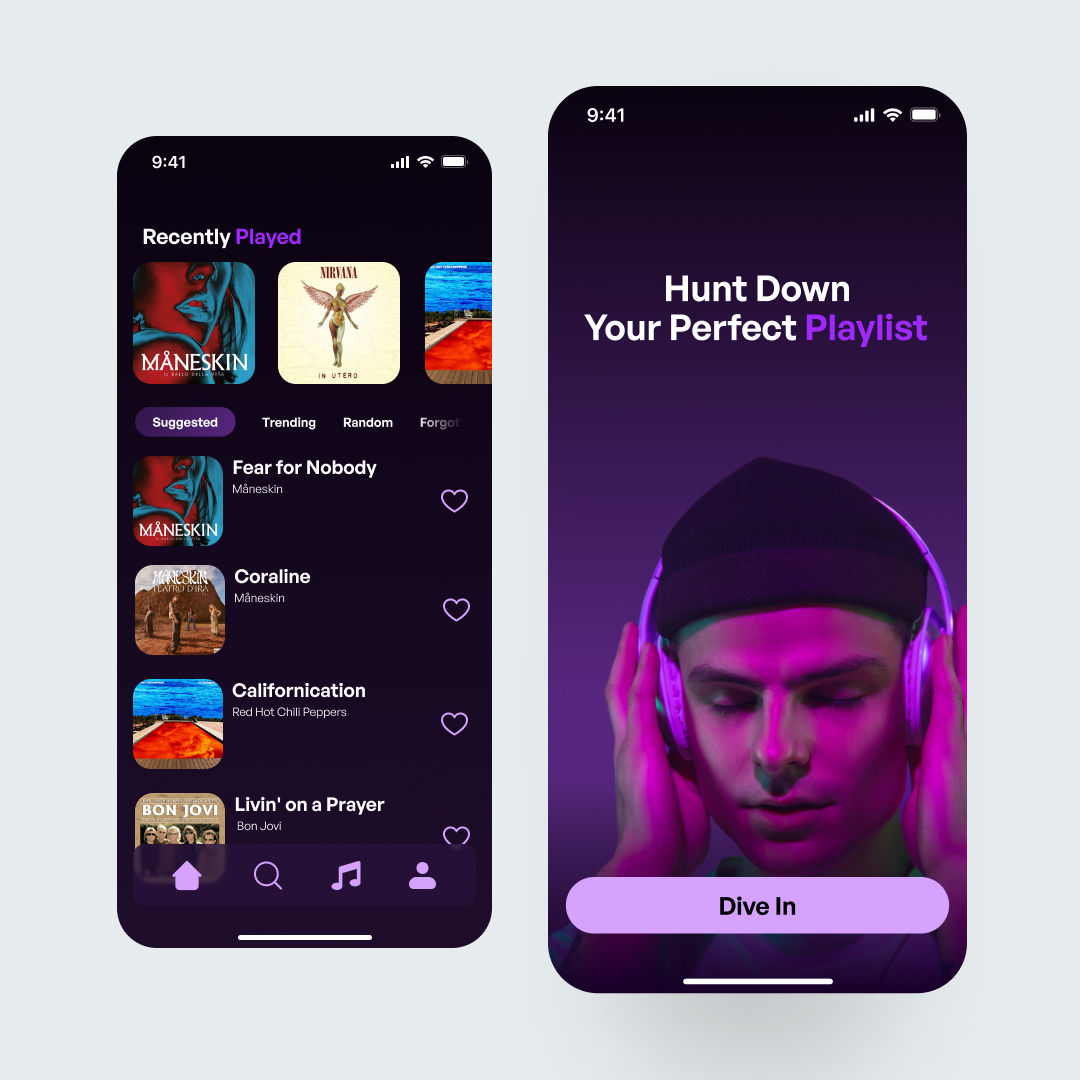 Music Player App UI

#musicplayer #mobiledesign #uiux #musicapp #music #spotify #darktheme #neon #application #daretoshare24 #buildinpublic