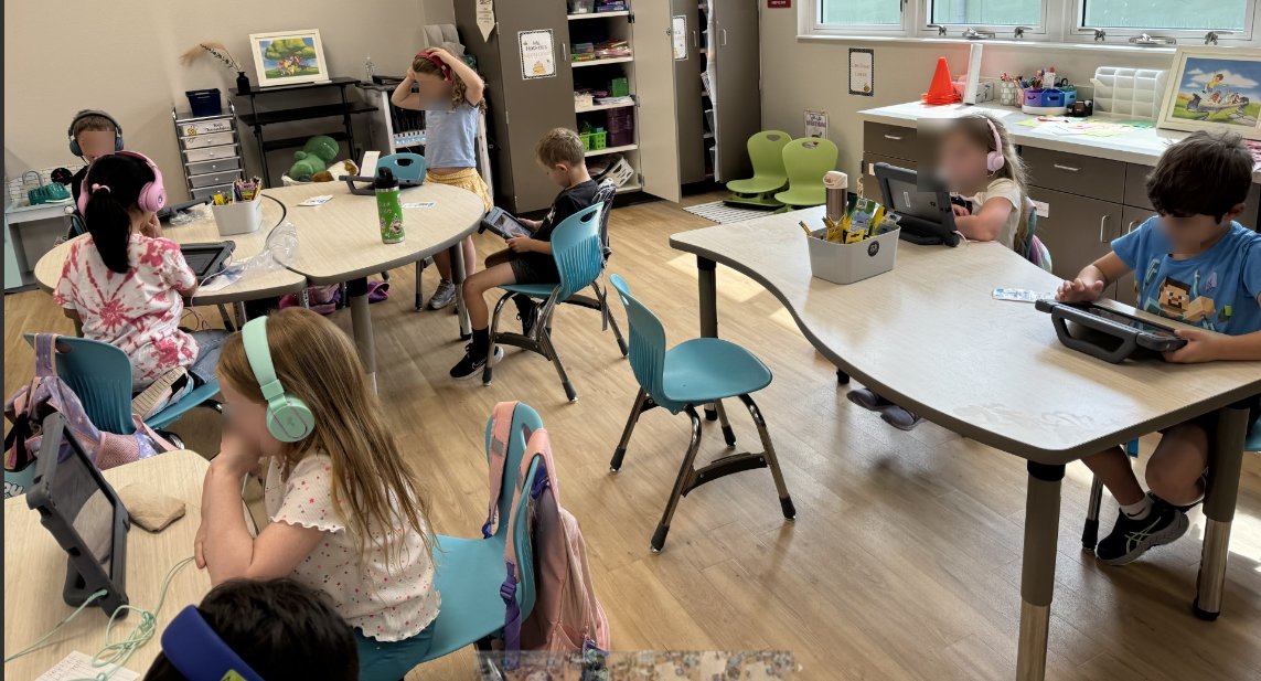 BrevardEdTech's tweet image. At Viera Elementary, Ms. Hasker's Kindergarten Math Enrichment class used the drawing tools in their iPads along with voice recordings to explain how to decompose 2 digit numbers, they did a fantastic job and had a great time!
#brevardedtech #brevardpublicschools #stemeducation