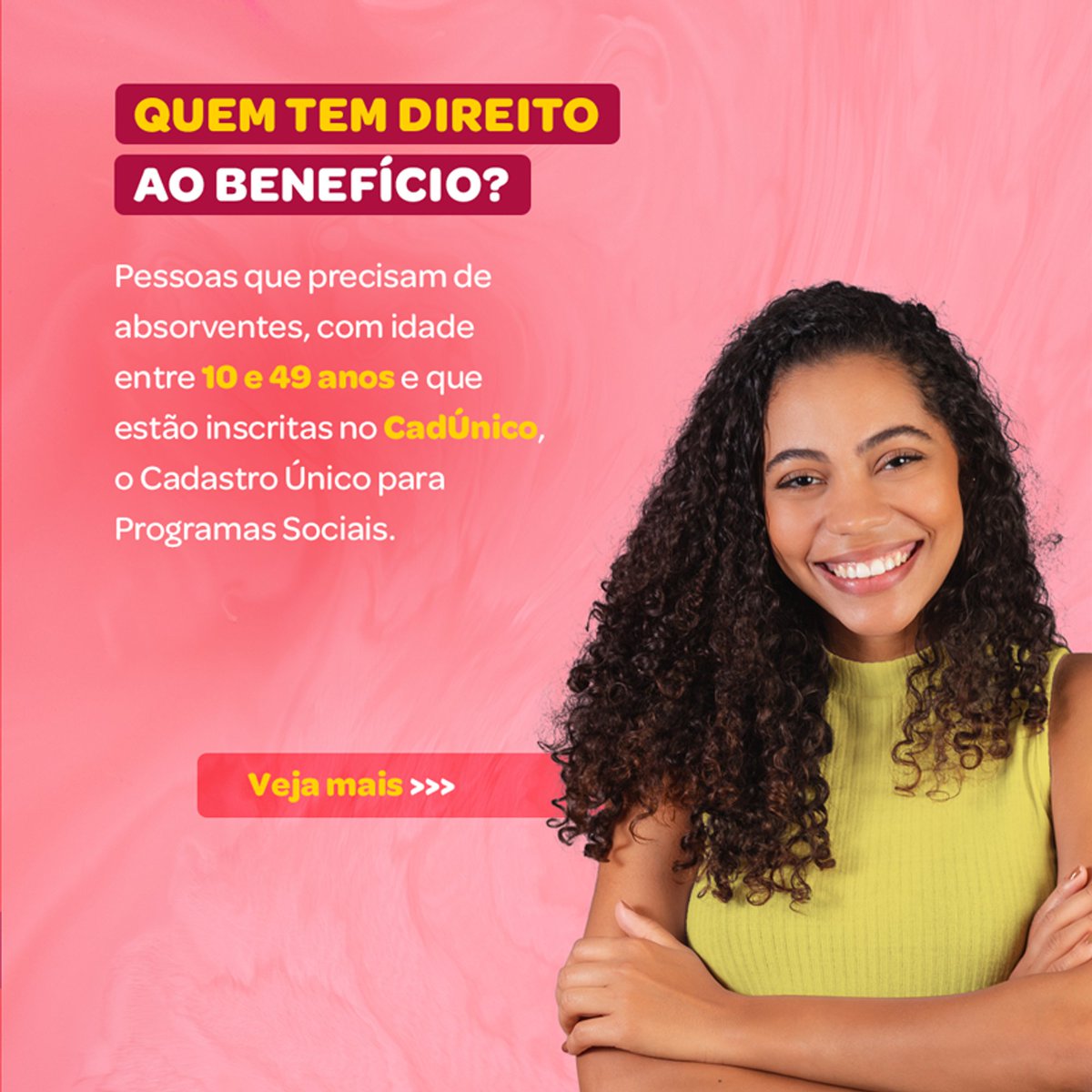 Tem dúvida sobre como retirar seus absorventes gratuitos? Veja o passo a passo para usar esse benefício que é um direito seu.  

Saiba mais em: gov.br/dignidademenst… #DignidadeMenstrual #AbsorventesGratuitos #SUS #FarmáciaPopular