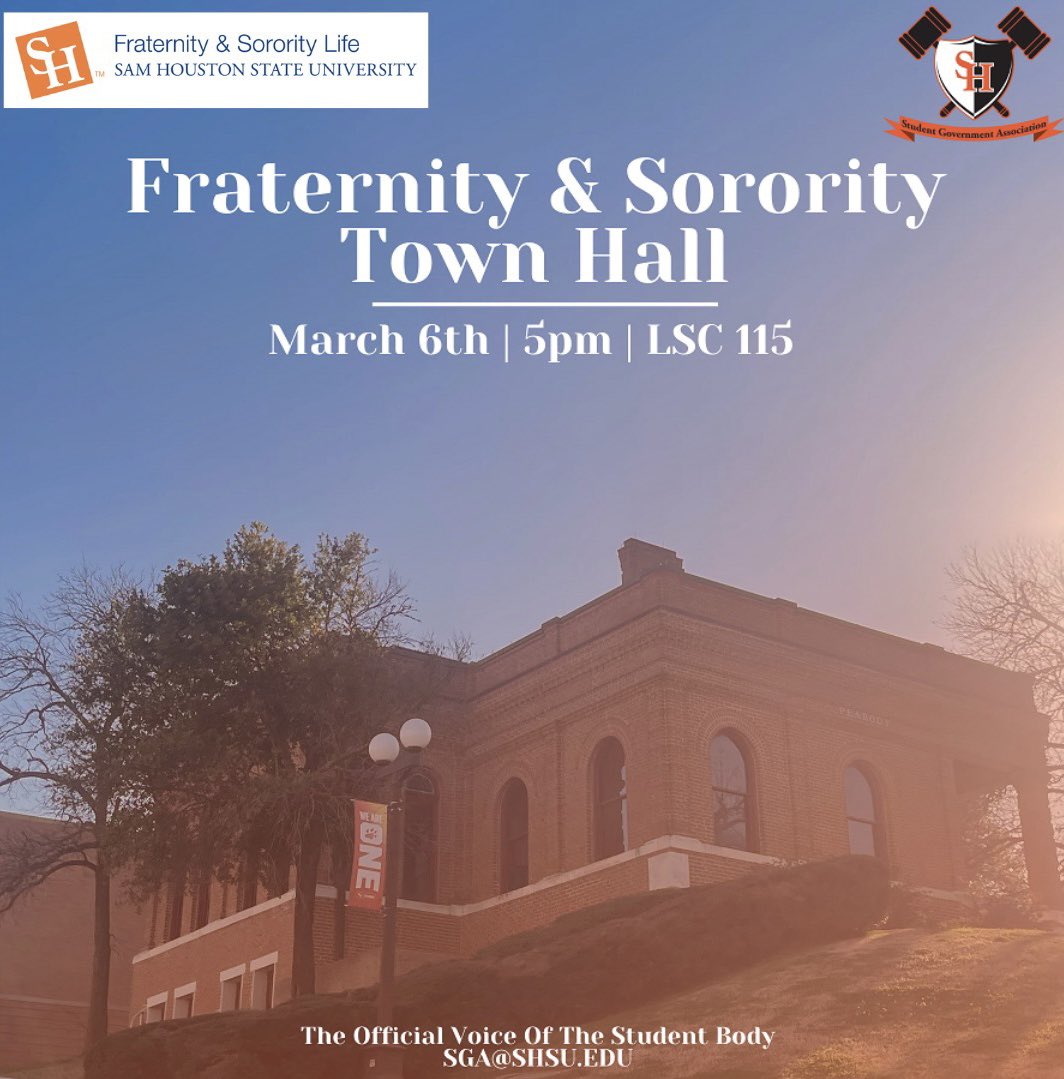 SHSU SGA tweet media