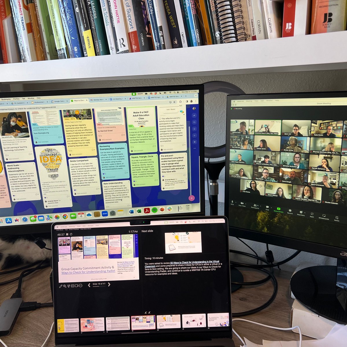 AmandaLMarch's tweet image. 🔥 The MiMTSS TA Center team was on fire today curating a #Padlet of favorite Checks for Understanding methods &amp;amp; preparing for their PL Showcase in May! 🎙️ @jdaily_mimtss #CFUs #ProfessionalLearning #ProfessionalDevelopment #RiseAndAlign buff.ly/422k1ug