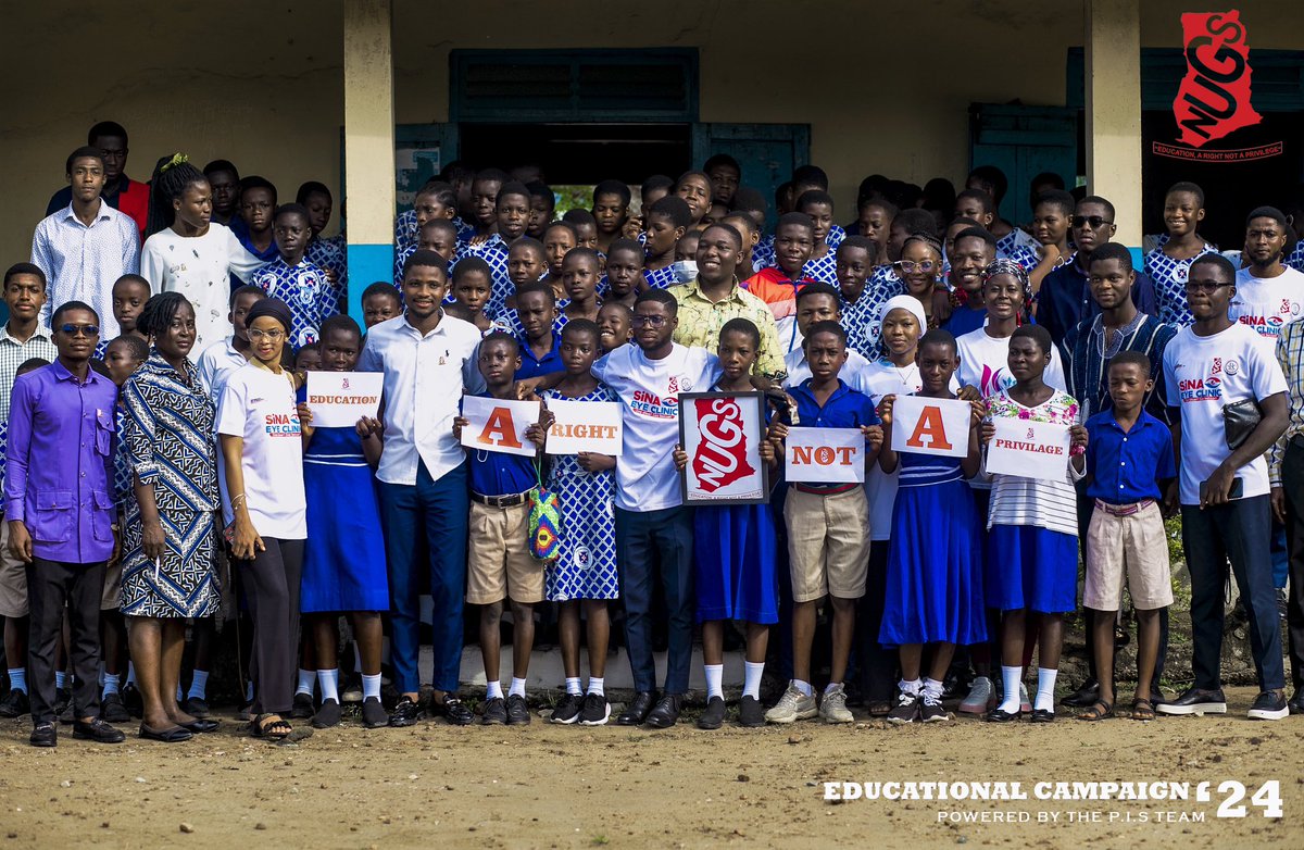 NugsUew's tweet image. A great work from the office of the Educational Committee, University of Education Winneba NUGS UEW. Pupils were educated and entertained 😁