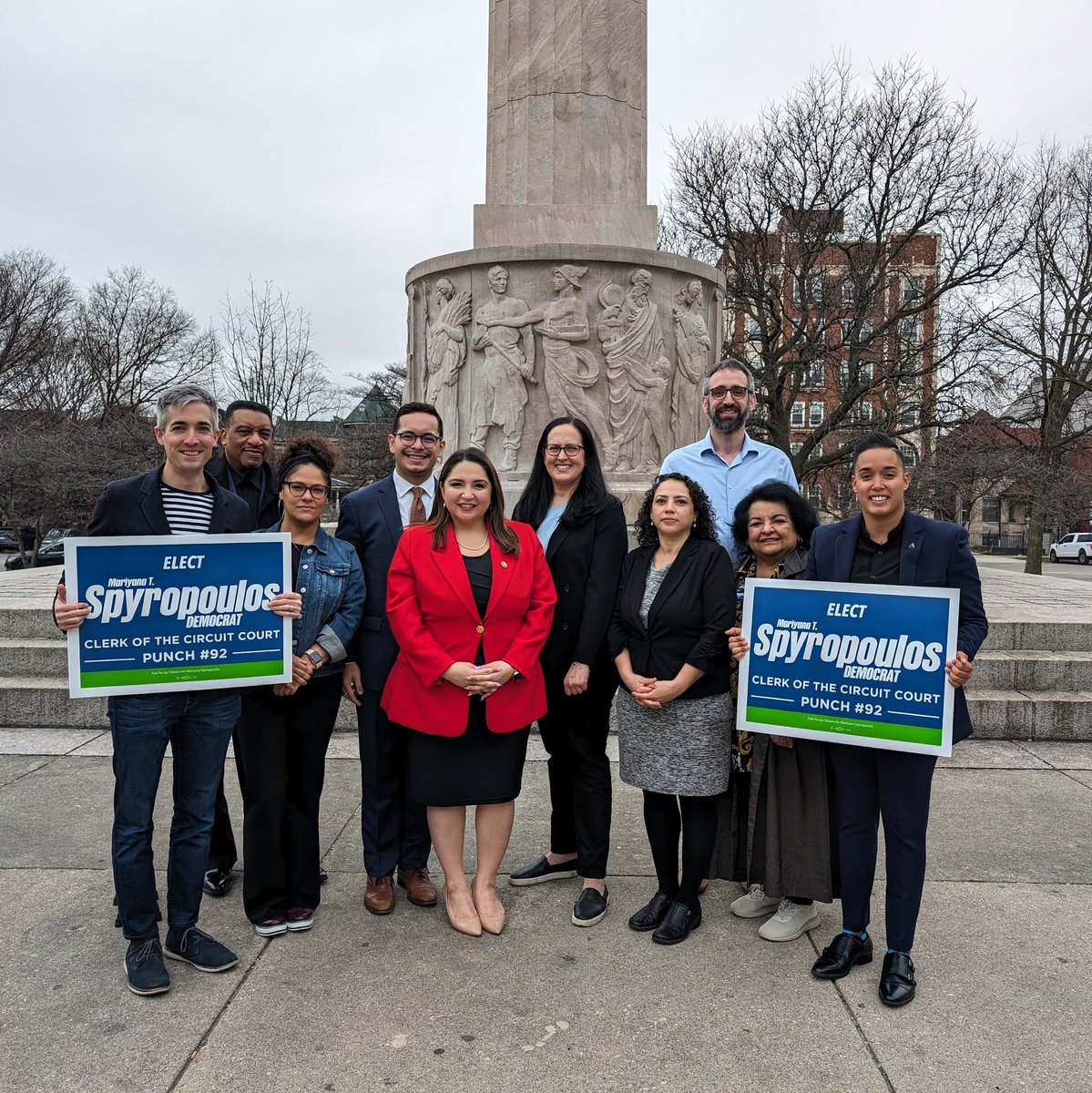 DeliaRamirezIL's tweet image. Today, our coalition of Northwest Side progressive elected officials enthusiastically endorsed @m_spyropoulos to be our next Clerk of the Circuit Court of Cook County. We trust Mariyana to transform this office to be transparent and accountable in its service to our communities.