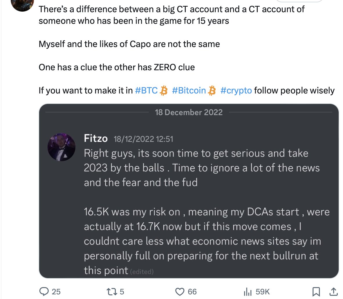 Never forget who was telling you go risk on at the BOTTOM on #bitcoin #BTC and #Crypto 

Never forget who constantly was there for you in the bear market 

Never forget who has been there for you all the way through this bullrun day in day out 

Theres a big difference between