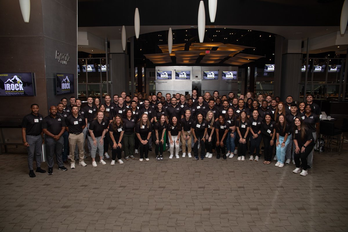 Introducing the 2024 R.O.C.K. class! This group is so fun and coachable. It’s been a great past 2 days! Excited to see what the future holds for each and every one of you! #ROCKmentoring #THSCAstrong 🪨🤝