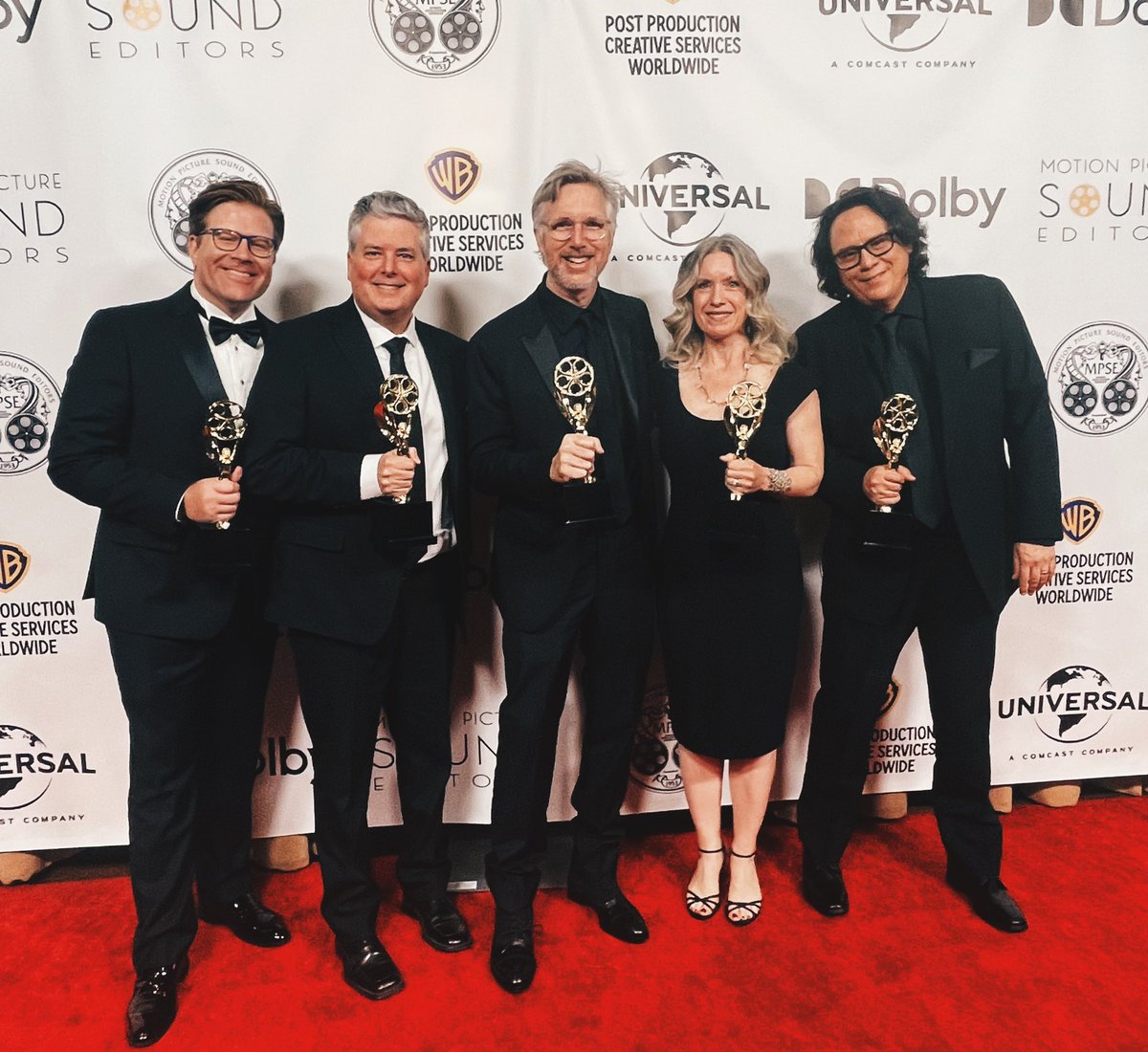 Skywalker Sound (@skywalkersound) on Twitter photo This is the way! Ryan Cota, <a href="/DavidWCollins/">David W. Collins</a>, Matthew Wood, Shelley Roden, and Luis Galdames took to the red carpet last night at the 71st annual #GoldenReelAwards to celebrate their win for Outstanding Achievement in Sound Editing – Broadcast Short Form for their work on This is the way! Ryan Cota, <a href="/DavidWCollins/">David W. Collins</a>, Matthew Wood, Shelley Roden, and Luis Galdames took to the red carpet last night at the 71st annual #GoldenReelAwards to celebrate their win for Outstanding Achievement in Sound Editing – Broadcast Short Form for their work on