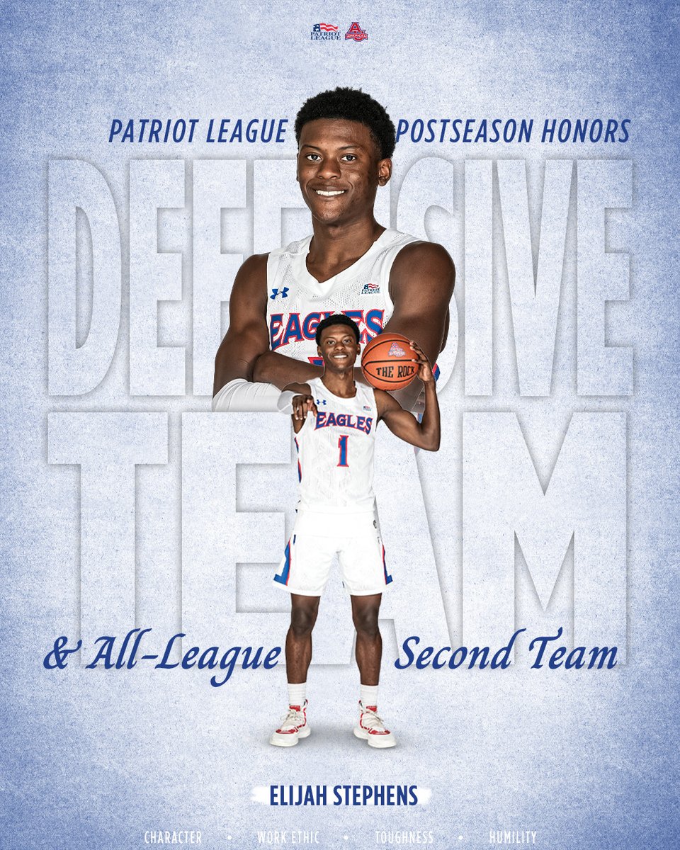✅ Patriot League All-Defensive Team
✅ Second-Team All-Patriot League

Elijah Stephens is a PROBLEM‼️