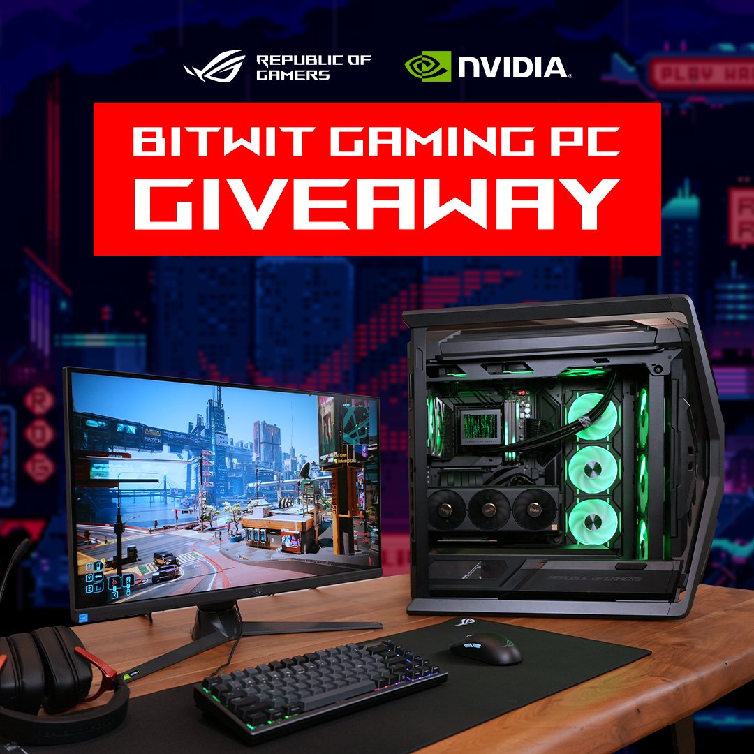 iamkylehansen's tweet image. 4 days left to enter my giveaway for the EPIC $5,000 Hyperion PC and fancy peripheral setup (300Hz monitor, kb+m, etc.). Biggest giveaway I've done in years and only takes a few seconds to enter. HERE: gleam.io/0KBxI/bitwit-r… @NVIDIAGeForce #RTXOn @ASUS_ROGNA @ASUSUSA