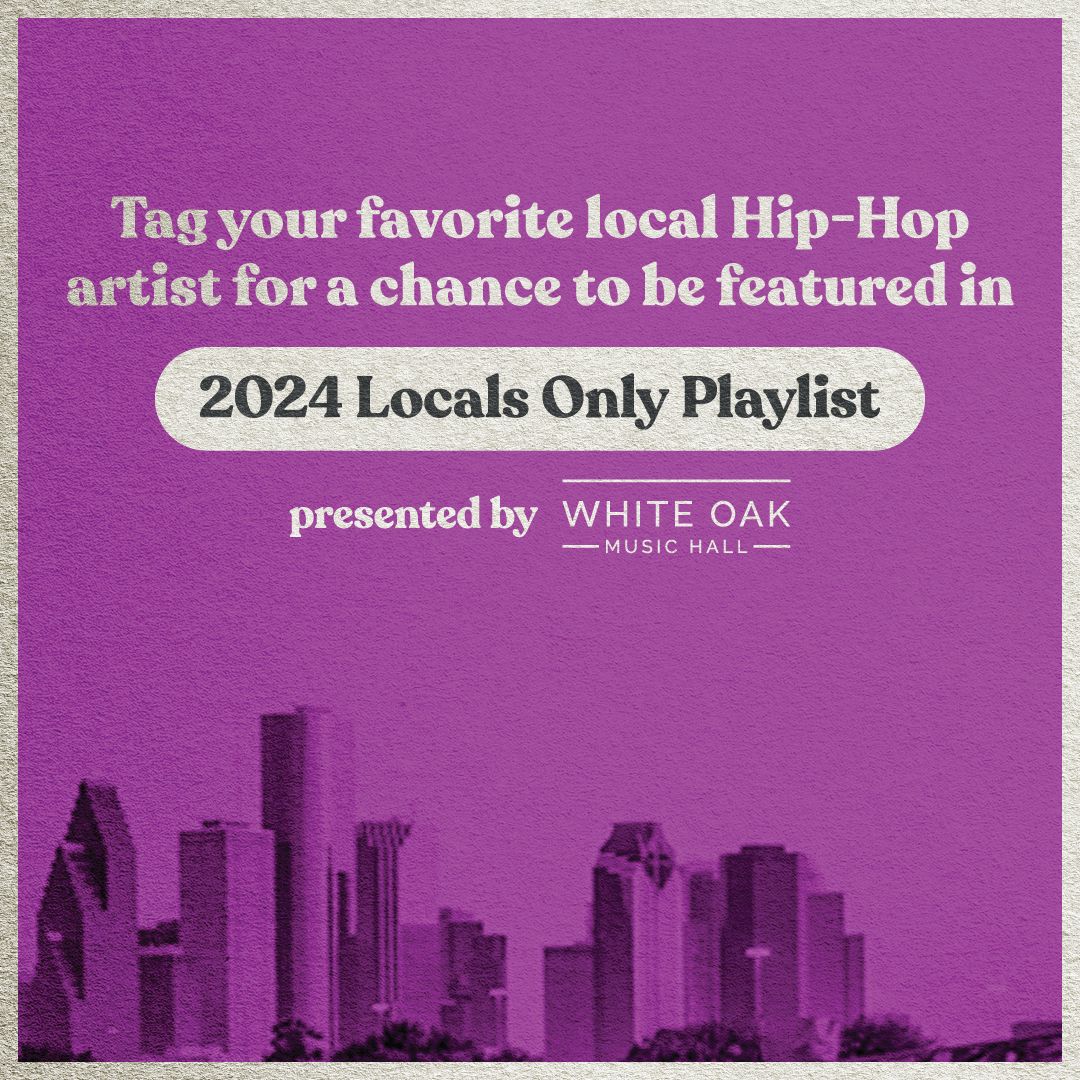 For our final inquiry... we are looking for all you HOUSTONIAN HIP-HOP + RAP ARTISTS! Tag your fave local rappers for a chance to be featured on our Hip-Hop locals only playlist 🎤 Submit your music here: bit.ly/3P5UEmn