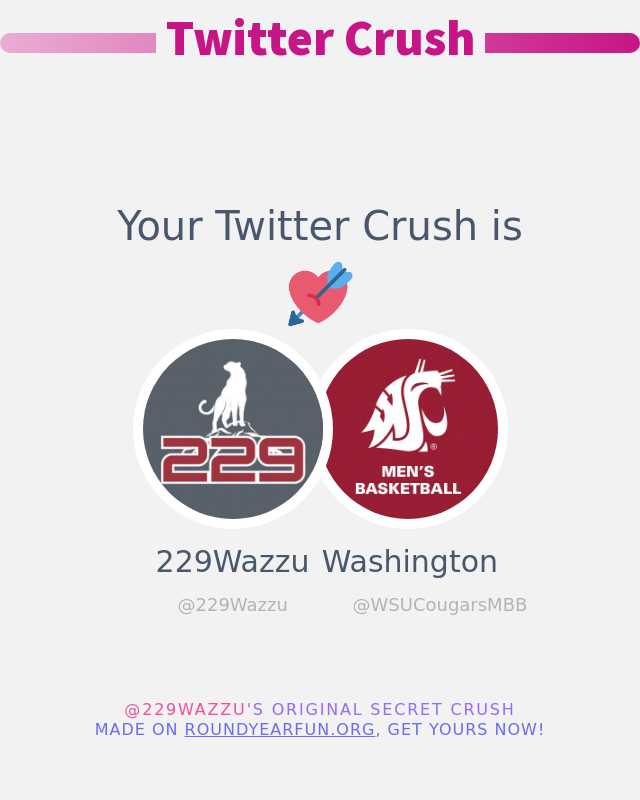 229Wazzu's tweet photo. My Twitter Crush is: @WSUCougarsMBB

➡️ https://t.co/Pd3VjIC4Rq https://t.co/4BGSWXOgKw
