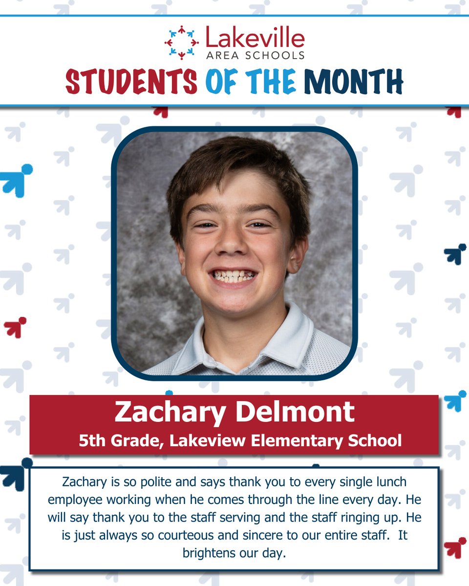 It's that time again....Student of the Month time! Congrats to these amazing students! Read more at bit.ly/March-Students…