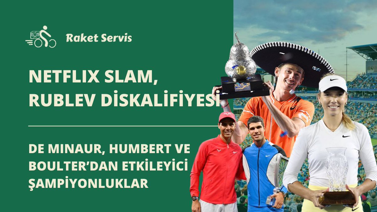 YENİ BÖLÜM! Netflix Slam, Rublev diskalifiyesi, başarılı Boulter-de Minaur çifti, yükselişi devam eden Humbert ve Bublik, toprak ağası Sebastian Baez, Çek federasyonunda skandal, ATP'nin Suudi Arabistan anlaşması. Yeni bölüme bekleriz: youtube.com/watch?v=34cFbT…