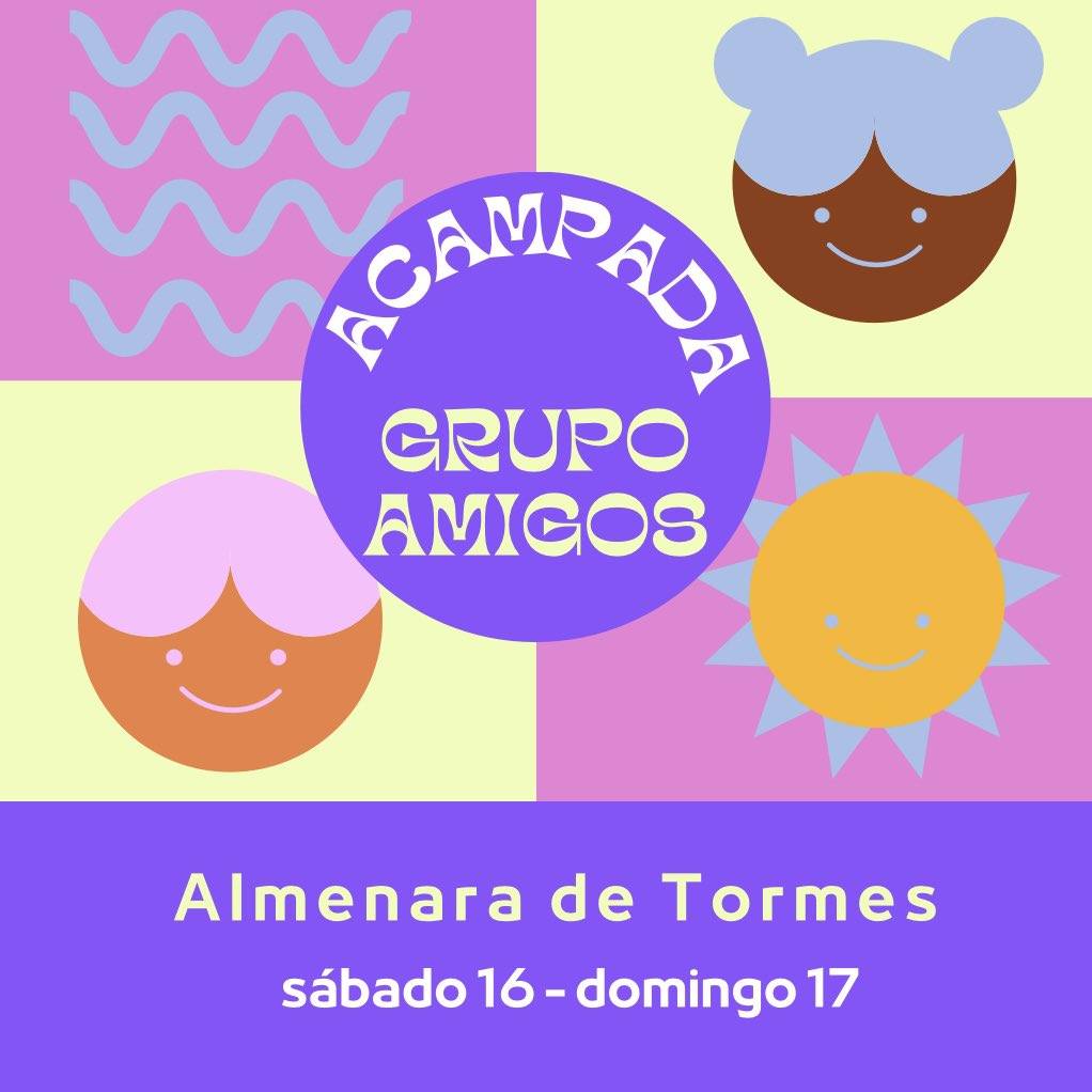cjmaux's tweet photo. GRUPO AMIGOS
Hola familias!✨
Os traemos una gran noticia: NOS VAMOS DE ACAMPADA!
Vamos a ir a Almenara de Tormes. Salimos el sábado 16 y volvemos el domingo 17.
La actividad es sólo para socios, y cuesta 37€. 
Hay plazas limitadas así que no tardes en apuntarte! Nos vemos allí! https://t.co/pXuj8MpQW9