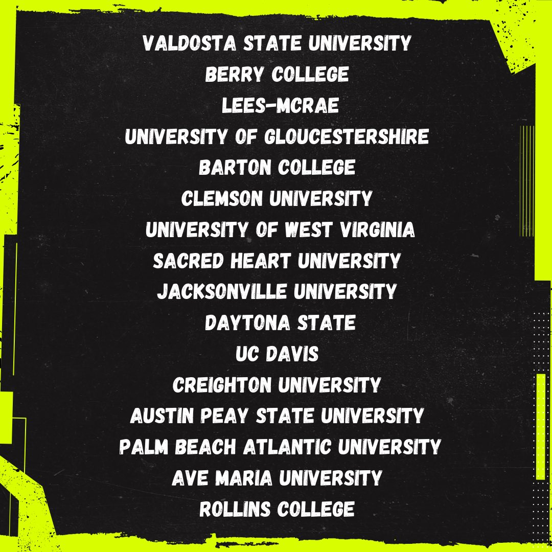 HUGEEE THANK YOU to all the coaches that took the time to come watch my team and I play at #ecnlfl this weekend!!! 

(Film is coming asap!)