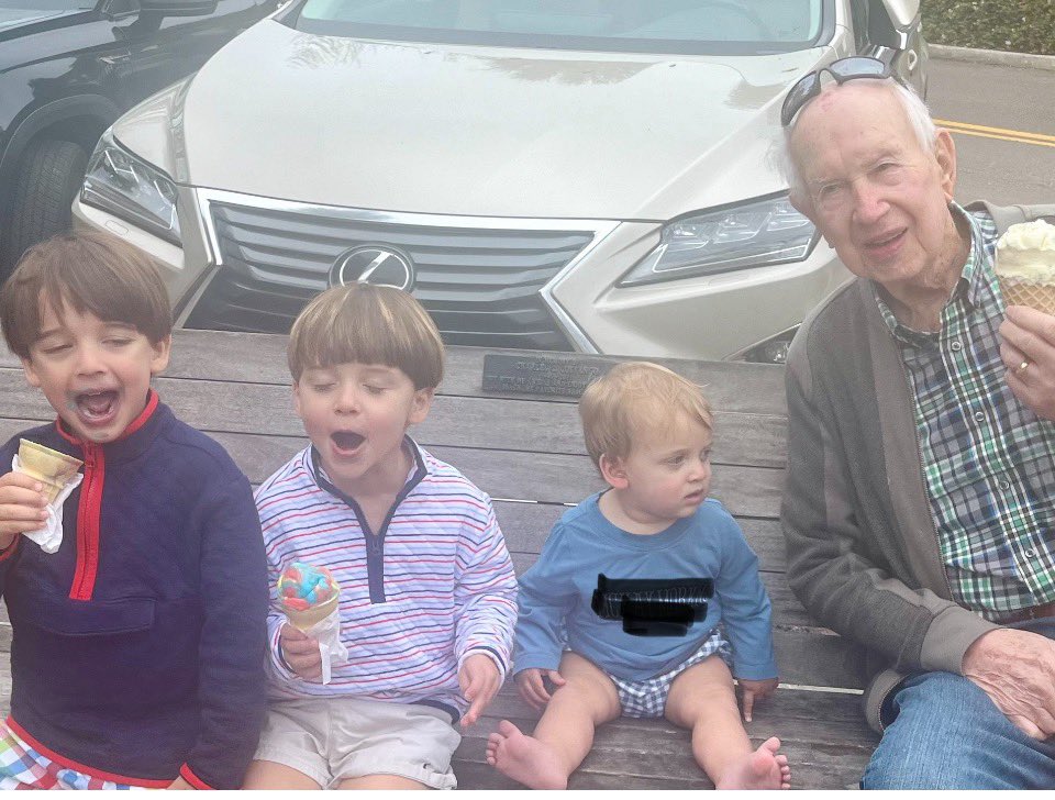 The boys are back on the island enjoying icream w/ their Poppy. …. 5 years old, 3 years old, 11 months old & 93 years!
#AmeliaIsland
#BeachLife