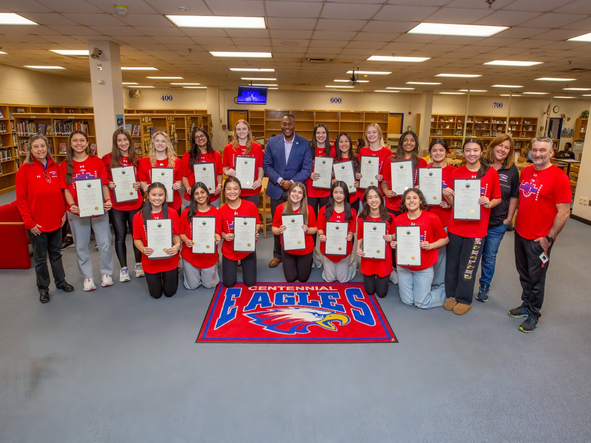 Our Scholar Athletes are spike-tacular as they continue to make Howard County proud. Please, join me in congratulating our @hcpss_chs Eagles for winning their 15th State title and first since 2008! I remain confident that our scholar athletes will continue to dig deep. Congrats!