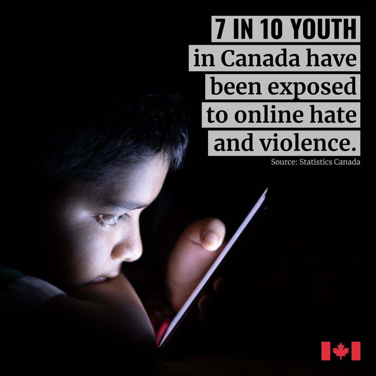 The Online Harms Act is our plan to #ProtectKidsOnline and #StopHate. Parents and victims across Canada agree—we need safety standards online. 

Learn more: canada.ca/en/canadian-he…