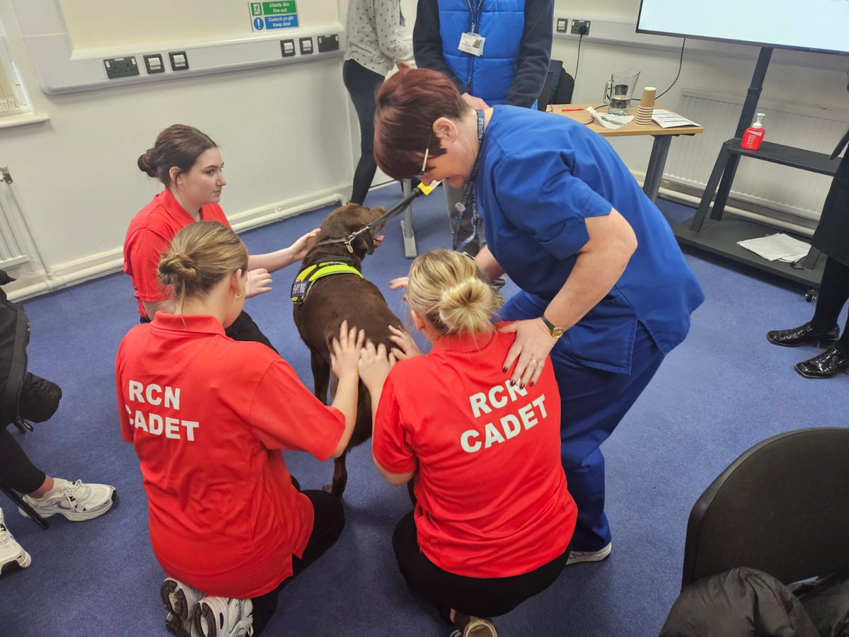 Croeso Cadets! I hear whilst there was laughter, some valuable lessons learned on communication through the  experiential exercise. Pet therapy dogs were naturally a big hit. Huge thanks to everyone who made the day a success <a href="/maggieboovan/">Ali K</a> <a href="/sianwilson/">Sian Wilson </a> 🐾👏