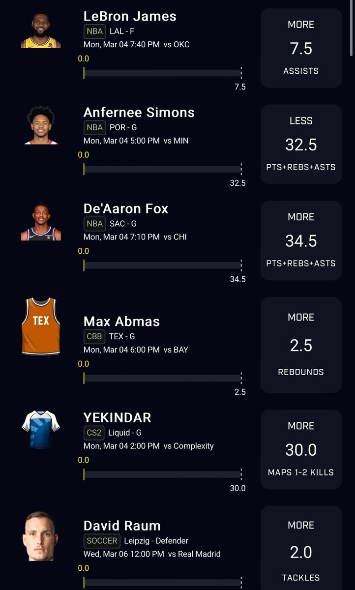 4leafPicks's tweet image. Mix n match or tail light🤞🍀 show some love to the free disc📈: discord.gg/SHYzt2h4 

Giveaway once the free premium full🫡
#prizepickstoday #PrizePicksNBA #sleeperapp #chalkboard #dabble #betr #sportsquack #betr #DunePart2 #4LP #freepremium #prizepickslocks #sportsbets
