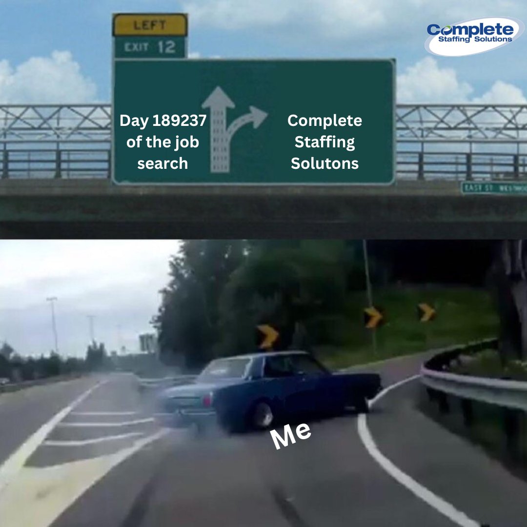 CSS_JobPosts's tweet photo. Cut the job search in half by taking a different route.

#openforwork #jobopportunity #careeradvancement #jobsearch #hiringnow #professionalgrowth https://t.co/rnlqEcTqER
