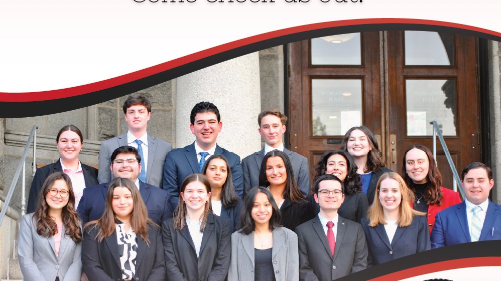 News for the Week of March 4, 2024 Interested in joining CUA’s Mock Trial Team? Come to Pryz 321 tomorrow at 5 PM.