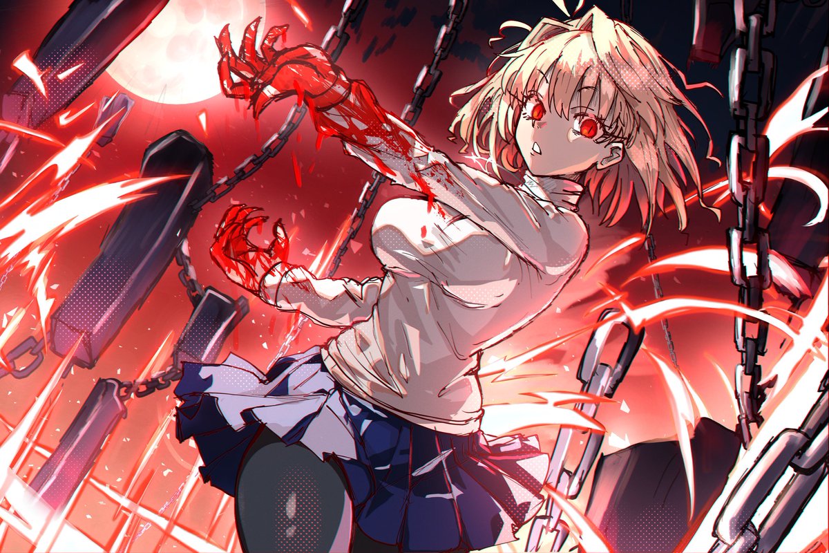 youngmanisdown's tweet photo. finally did all of the main heroines in the alt style https://t.co/od5HjDI8Pv