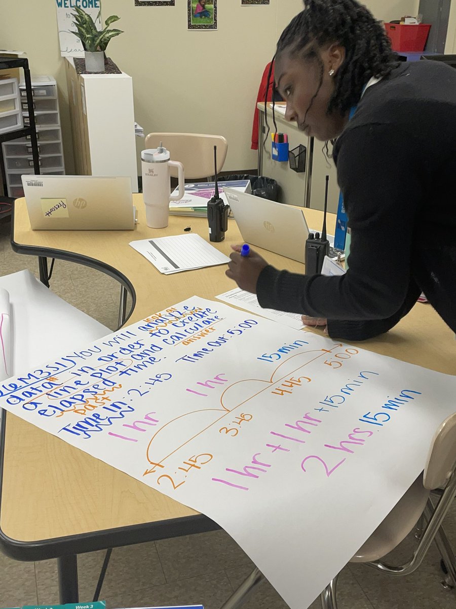 Shout out to @PrescottOMES for guiding our grade 4 teachers in how to develop purposeful anchor charts with their students to elevate student thinking in unpacking objectives and providing clear models. @BCPSMATH @canstafford