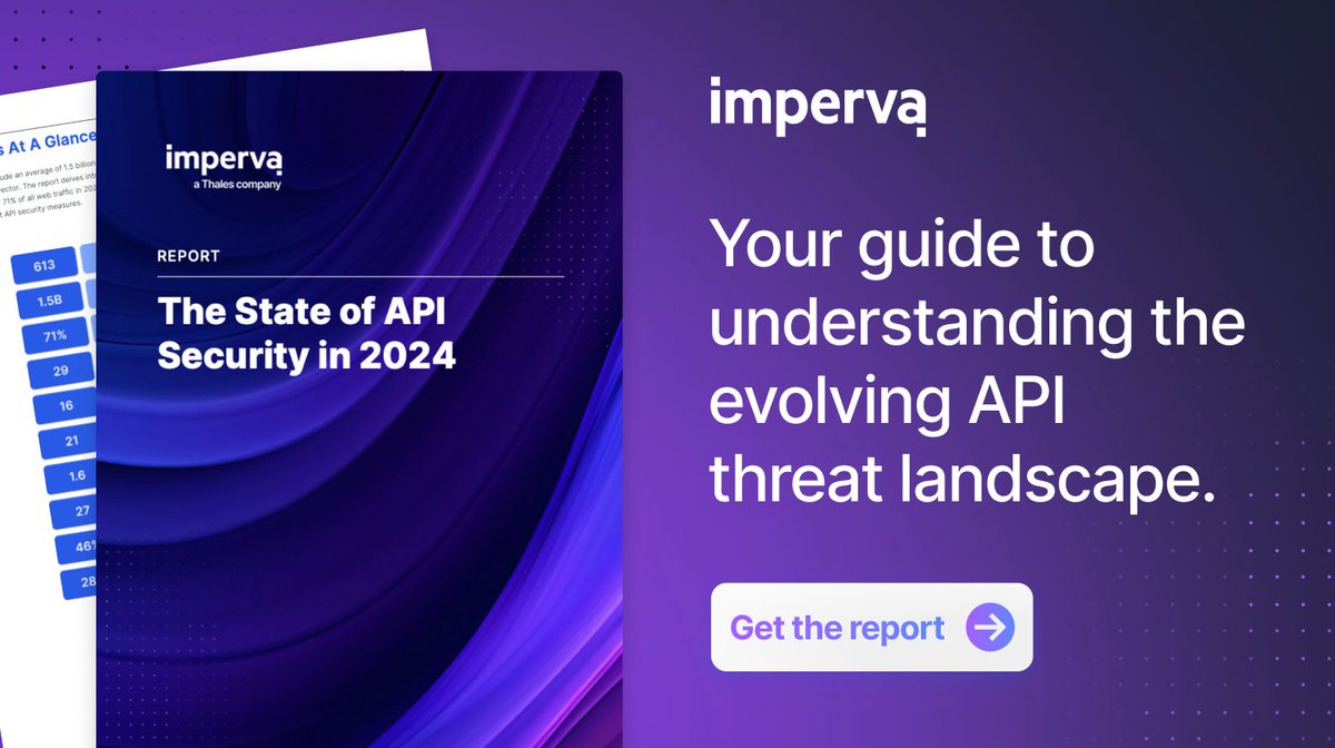 The State of API Security in 2024 Attacks targeting APIs rose significantly in 2023, as use of APIs multiplied. Explore the latest findings from Imperva. See the research! 👉itspm.ag/imperv7szg *sponsored @Imperva
