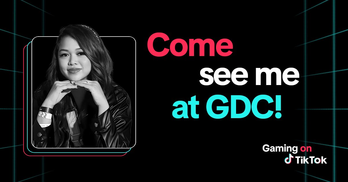 Excited to announce that I'll be at GDC this year! If you're a game developer ready to take your game to the next level on TikTok, let's chat. I'll be sharing and speaking on a panel about insights on leveraging TikTok for game marketing. See you there! tiktokgdc.com