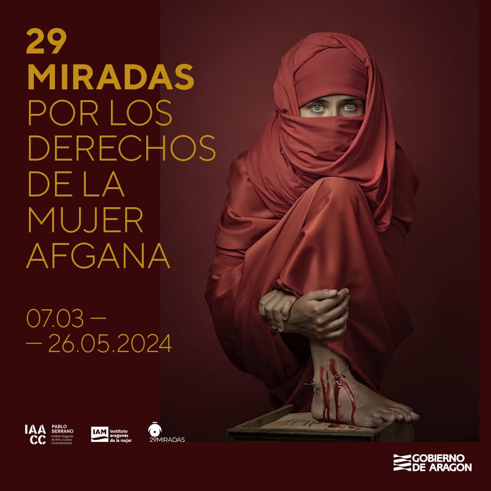 Ayer os informamos que la exposición de 29miradas llegaba a Motril y hoy queremos anunciar que también 29miradas estará en Zaragoza a partir del 7 de marzo hasta el 26 de mayo 👇🏻
#29miradas #mujeresafganas #mujeresafganaslibres #derechoshumanos #derechosdelamujer